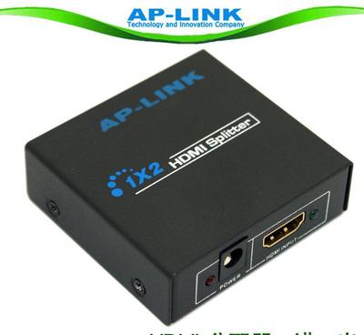 AP-LINK HDMI分配器 1進2出 一進二出1080p高清視頻分配器價格、廠家及圖片解析